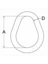 Burger Rigging Pear Shape Weldless Links
