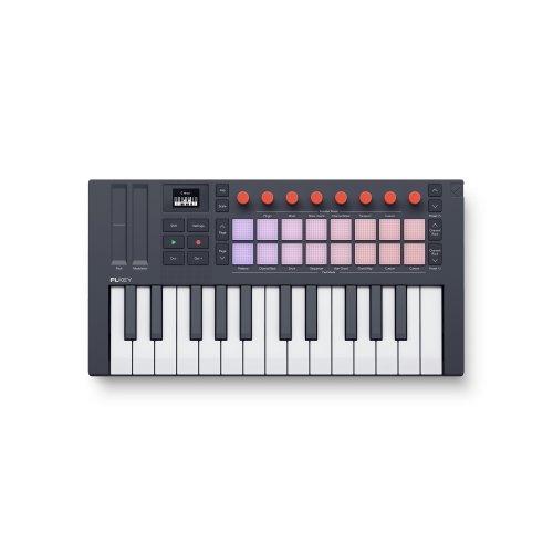 Novation FLkey Mini MK2 25-Key Compact MIDI Keyboard for FL Studio