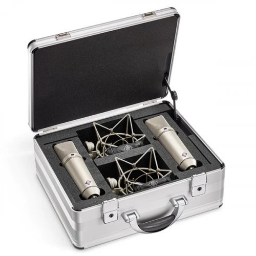 Neumann U 87 Ai Switchable Microphone Stereo Set (Nickel)