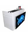 ProX Mesa Media MK2 DJ Facade w/ TV Mount