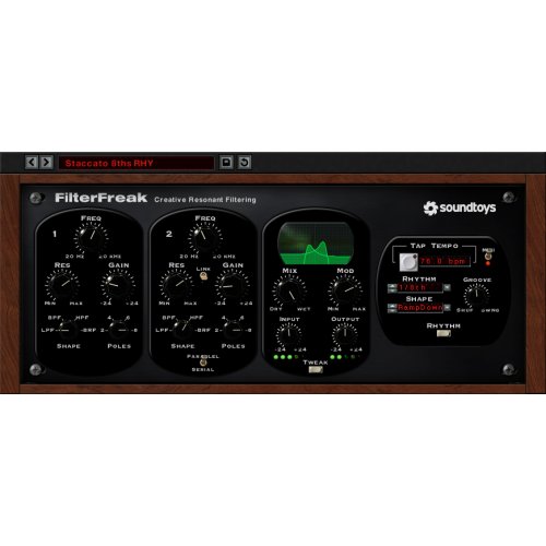 SoundToys FilterFreak Resonant Analog Filter Plug-in (Download)