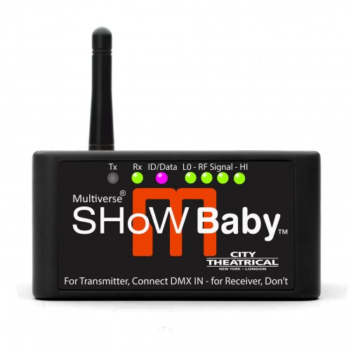 City Theatrical Multiverse SHoW Baby Wireless DMX Transceiver (Open Box)