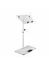 Gravity Universal Laptop Stand w/ Adjustable Pins & Steel Base - White