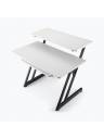 On-Stage Stands WS7500 3-Shelf Studio Workstation - White