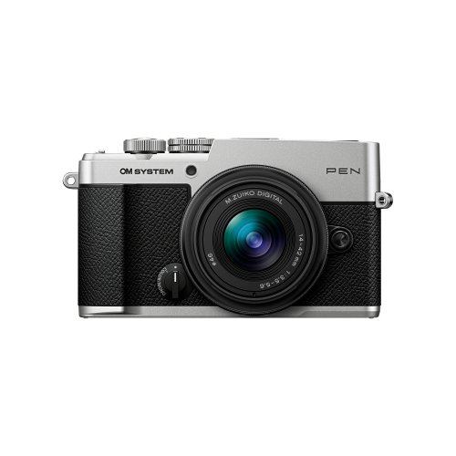 OM System PEN Compact Camera w/14-42mm F3.5-5.6 III Lens - Silver