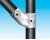 Alvin Industrial AIS 85 45-Degree Single Socket Tee