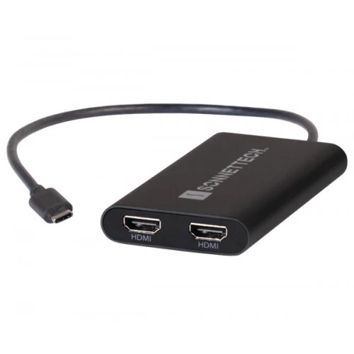 Sonnet DisplayLink USB-C to Dual HDMI Adapter for Mac, Windows, & Chromebook