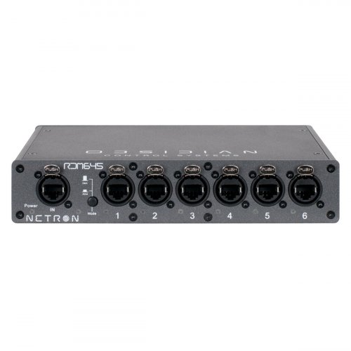 Obsidian Control Netron RDM645 DMX/RDM Ethercon Splitter