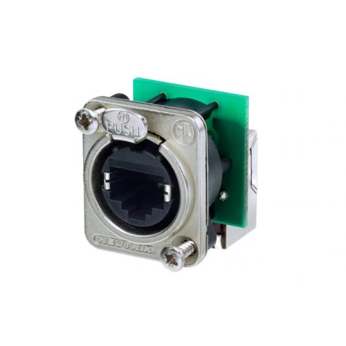 Neutrik NE8FDP-R RJ45 Right Angle Feedthrough D-Type Mount