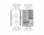 RDL NLC1R Network Remote Control with LEDs - White