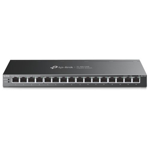 TP-Link TL-SG116P 16-Port Gigabit Desktop Switch w/ 16-Port PoE+