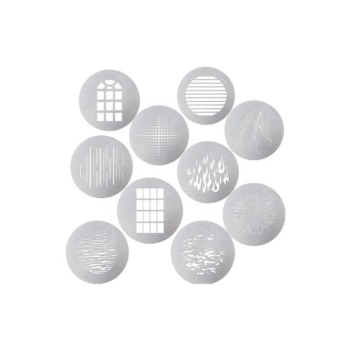Aputure 10-Piece Gobo Kit for Spotlight Mount II (Size B)