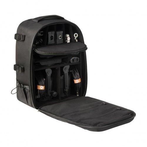 Astera QuikBeam Zoomable Small LED Spotlight 2-Unit Backpack Kit