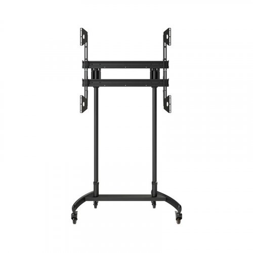 Premier Mounts Large Format Mobile Cart for Flat-Panels (300lb Max) - Black