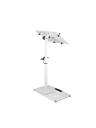 Gravity Universal Laptop Stand w/ Adjustable Pins & Steel Base - White