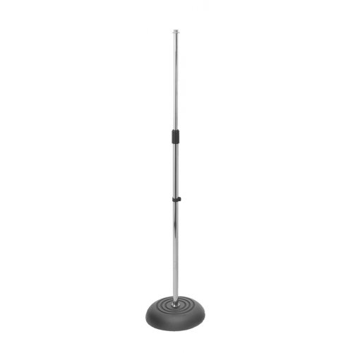 On-Stage Stands MS7201C Round Base Mic Stand (Chrome)