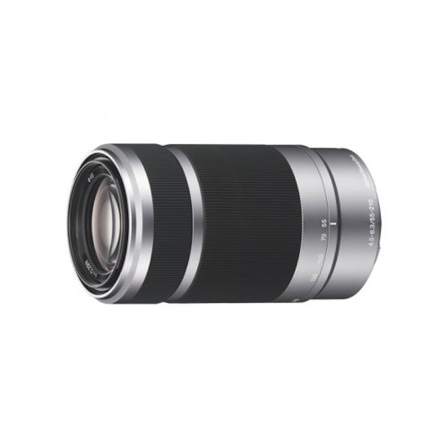 Sony E 55–210mm F4.5-6.3 OSS APS-C Telephoto Zoom Lens - Silver