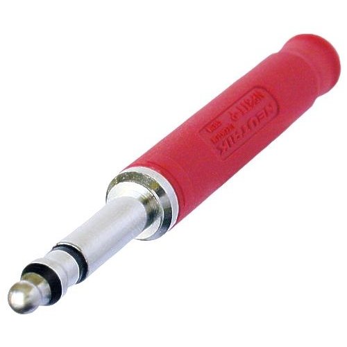 Neutrik NP3TT-P-R 4.4mm Bantam Plug (Solder/Crimp Type) - Red