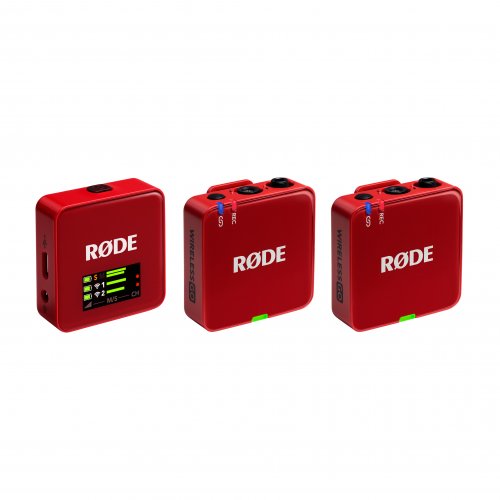 RODE Wireless Go III Dual Microphone System - Red