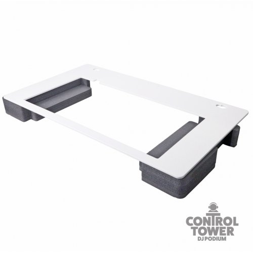 ProX Replacement RANE Four Top Face Plate for Control Tower DJ Podium (White)