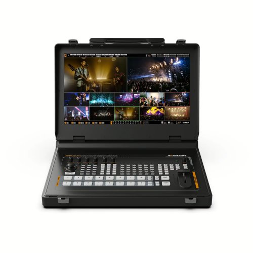 AVMatrix Shark S8X Plus 8-Ch SDI/HDMI/NDI Video Switcher w/ 17.3in IPS Screen
