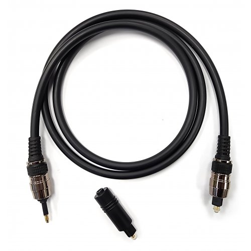 AVShop Toslink to Mini Toslink w/ Adaptor to full toslink 3.3ft
