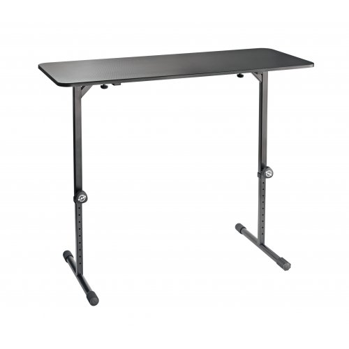K&M Professional DJ Table for Stationary & Mobile Use