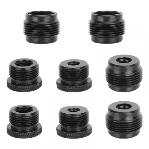 Camvate Microphone Mount Thread Adapter Set (Black)