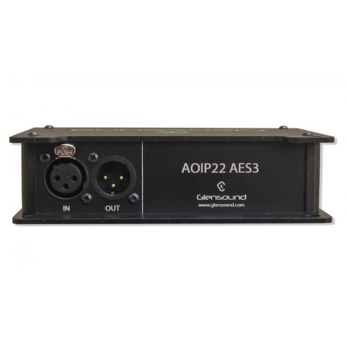 Glensound AoIP22 AES3 AES3 interface for Dante/ AES67