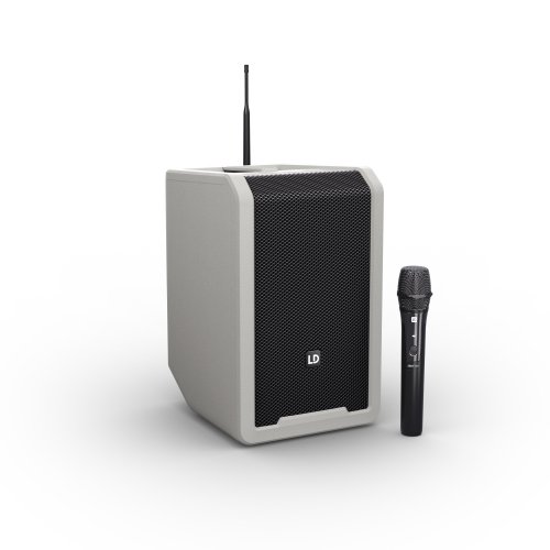 LD Systems ANNY 8 Battery-Powered Speaker w/ Handheld Mic - Grey