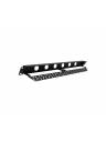 AVShop 1U Angled Rack Panel w/ 6 x D Cutout (Reversible)