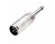 BRTB XLR Male to 1/4in TS Male Adaptor