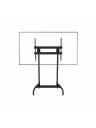 Premier Mounts Large Format Mobile Cart for Flat-Panels (300lb Max) - Black
