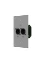 ChamSys GeNetix GW2I 2-Port Wall Mount PoE Powered Node - DMX In