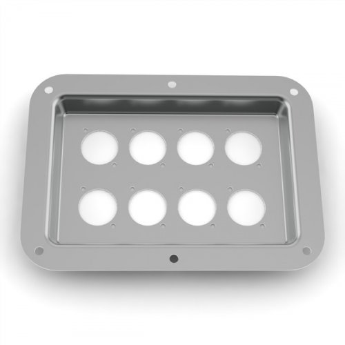 Penn-Elcom Road Case Dish for 8x D-Type Connectors