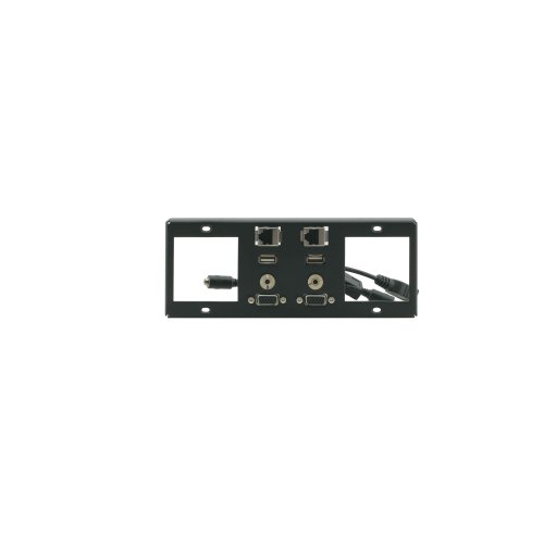 Kramer 2 Single Power Sockets Slots, 2 Insert Slots, 2 Fixed 15-pin HD