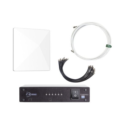 RF Venue COMBINE6 HDR Monitor Pack w/ CP Architectural Antenna & Cable (White)