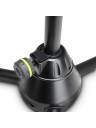 Gravity Microphone Stand w/ Tripod Base & 2-Point Telescoping Boom - Black