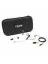 THOR SHADOW SH20 Dual Ear Headworn Mic w/MicroDot Cable - Black, 3.5mm Adaptor