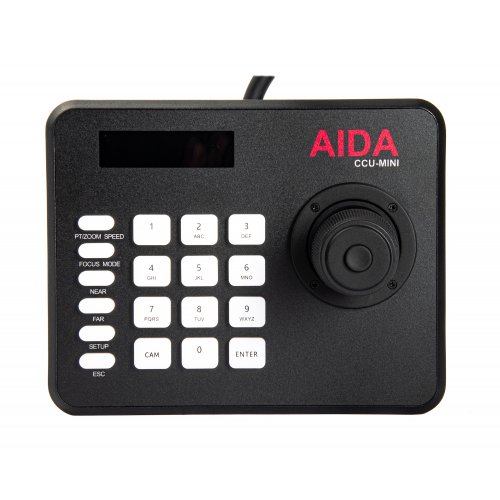 AIDA Imaging CCU-MINI Compact VISCA Serial and IP PTZ Camera Controller