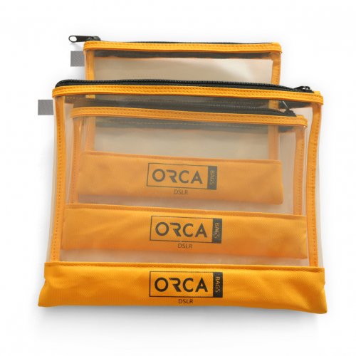 Orca Bags OR-599 Transparent Accessories Pouch Set