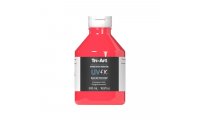 TriArt UVFX Black Light Poster Paint (500ml) - Fluorescent Red