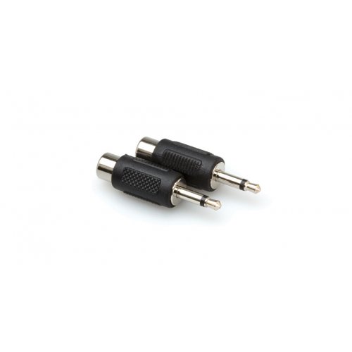 Hosa RCA Female to 1/8in TS Male Adaptor (Pair)