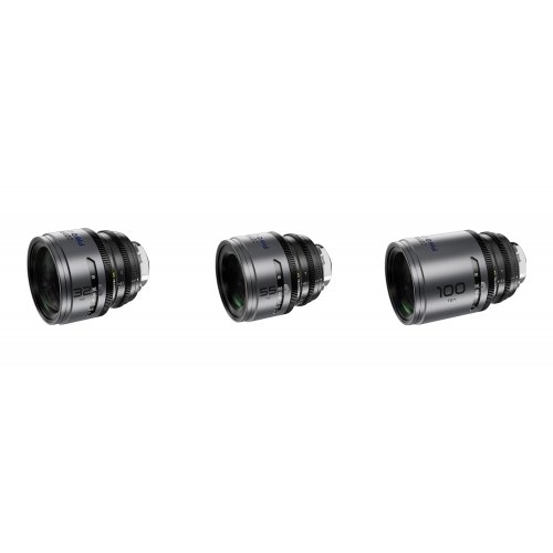 DZOFilm Pavo 32/55/100mm 2x Anamorphic Lens Kit w/ PL&EF Mounts (Blue Coating)