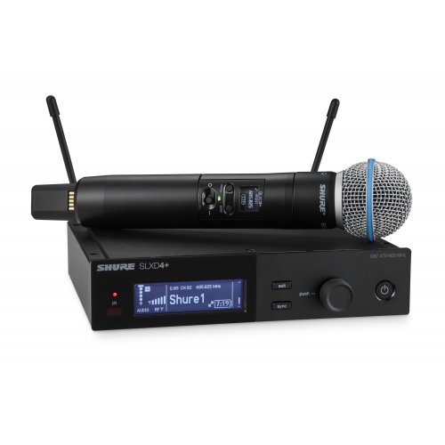 Shure SLX-D+ Digital Wireless Handheld System w/Beta 58A Microphone