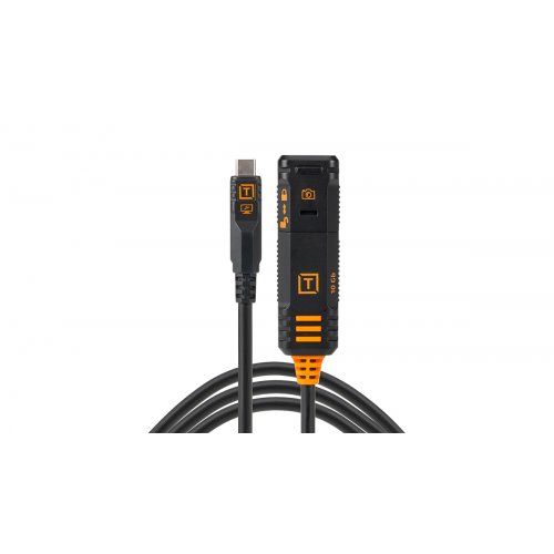 Tether Tools TetherPro Optima 10G USB-C Extension Cable, 16ft - Black