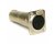 AVShop Female XLR to Male D-Cut Pass Through Chassis Adapter