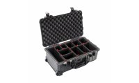 Pelican 1510TP Carry-On Case w/ TrekPak Dividers - Black