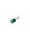 Cable Techniques Low-Profile Right Angle 1/4in TRS w/Standard Cap - Green