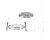 Sennheiser TCC M-F-W TeamConnect Ceiling Medium Mic w/ Flush Mount Kit - White